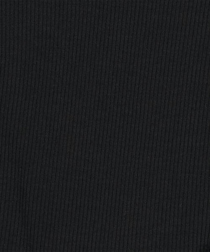 [ Pre-order ] San Serif Modern Cotton High Leg Brief - Black
