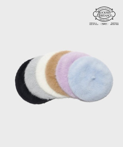 [ Pre-order ] Rockfish Fuzzy Beret - 6colour