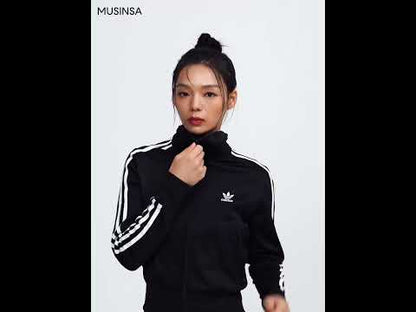 [ Jennie同款 ] Adidas 短版修腰長袖外套 ( 單向拉鍊 ) IL8764