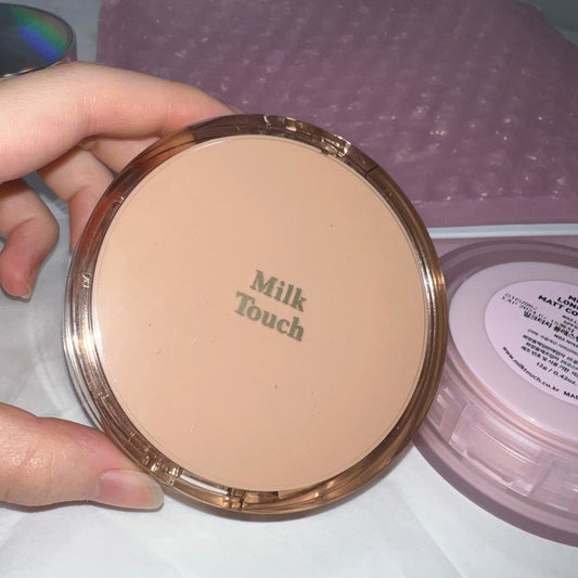 [ 清貨 ] Milk Touch long lasting velvet glow cushion 持久不沾口罩絲絨水潤光彩氣墊粉底連補充裝